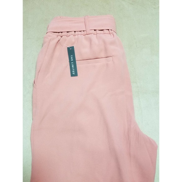 THE LIMITED NWT Women's Tie Waist Crop Casual Pants Pockets Size 8 Color… - Picture 4 of 12